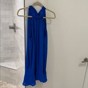 Chic Royal Blue Backless Dress